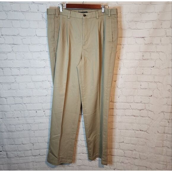 Men's Eddie Bauer khaki pants, size 36 X 32 - Picture 1 of 5